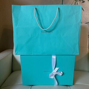 Tiffany & Co bag and Large box